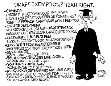 Draft exemption
