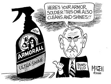Rumsfeld's armor